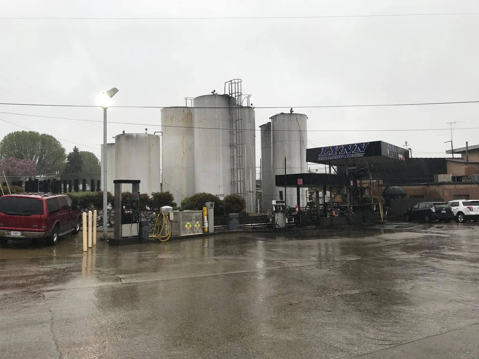 Before — Fuel tank farm recoat